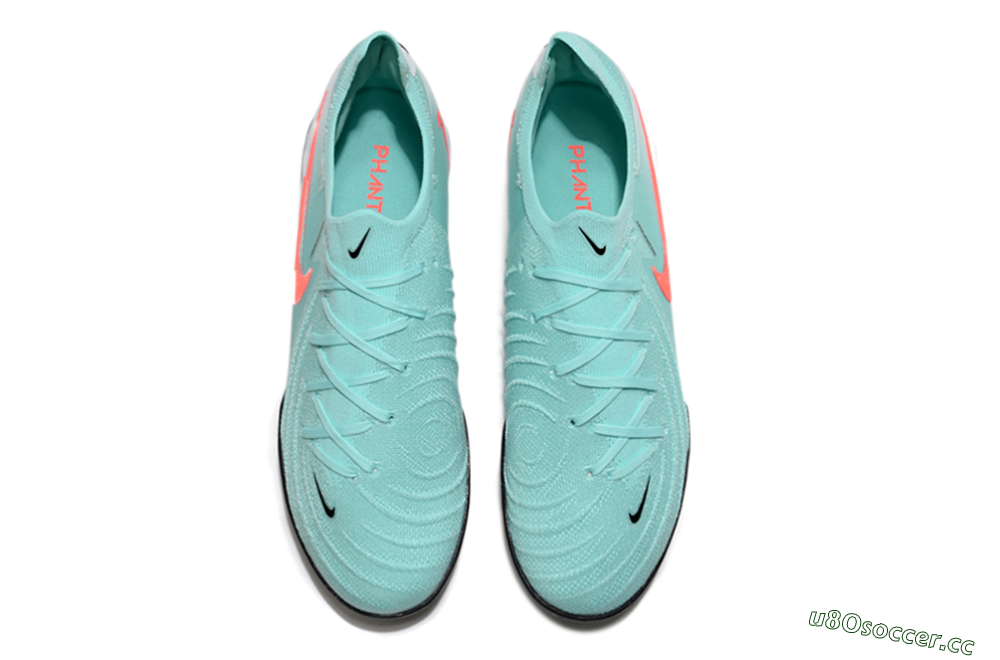 Unisex Nike Phantom Luna Elite TF Artificial Turf Low-Tops Football Shoes - Jade/Red/White 4
