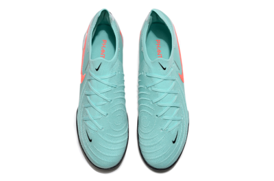 Unisex Nike Phantom Luna Elite TF Artificial Turf Low-Tops Football Shoes - Jade/Red/White