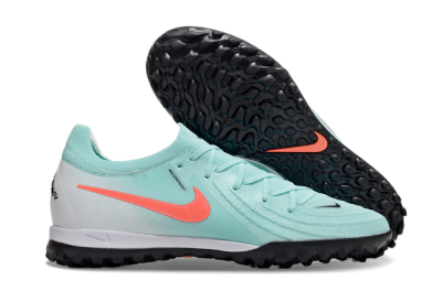 Unisex Nike Phantom Luna Elite TF Artificial Turf Low-Tops Football Shoes - Jade/Red/White