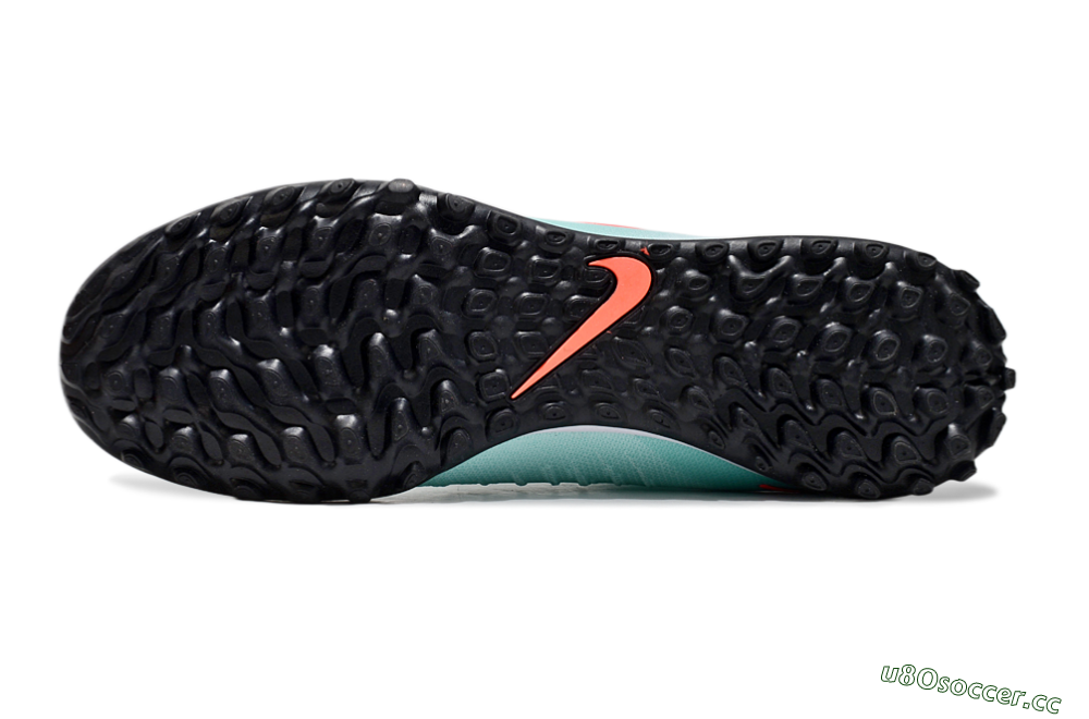 Unisex Nike Phantom Luna Elite TF Artificial Turf Low-Tops Football Shoes - Jade/Red/White 6