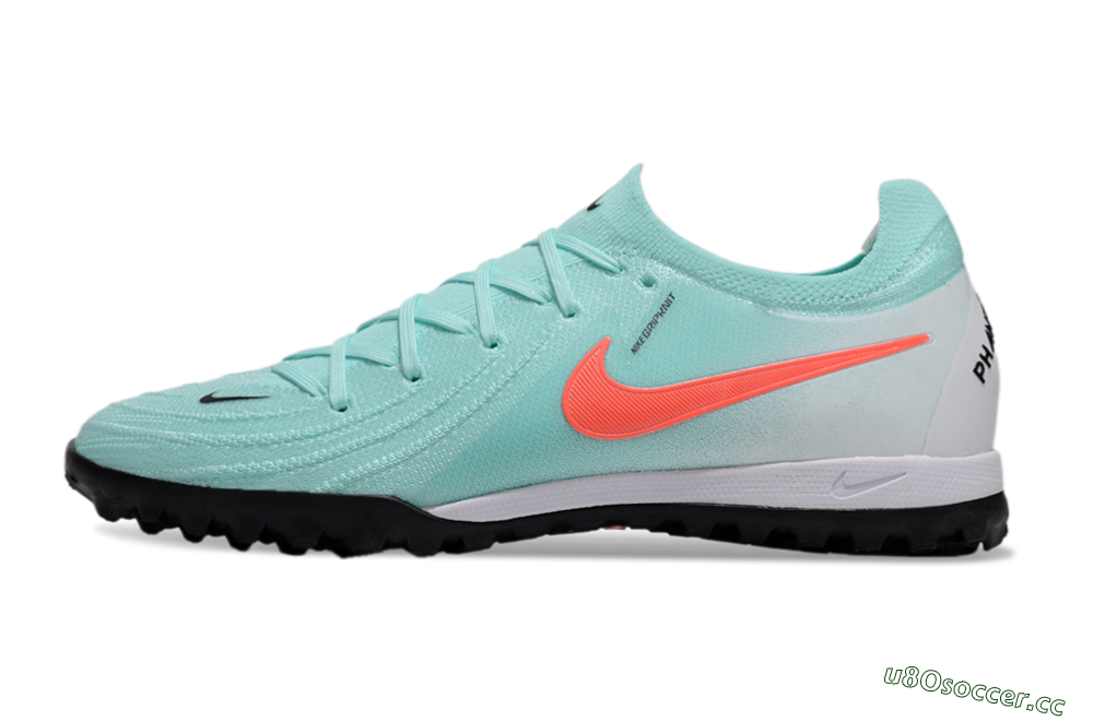 Unisex Nike Phantom Luna Elite TF Artificial Turf Low-Tops Football Shoes - Jade/Red/White 0