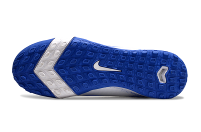 Unisex Nike Air Zoom Mercurial Vapor 16 Pro TF Artificial Turf Low-Tops Football Shoes - White/Blue