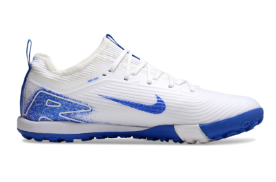 Unisex Nike Air Zoom Mercurial Vapor 16 Pro TF Artificial Turf Low-Tops Football Shoes - White/Blue