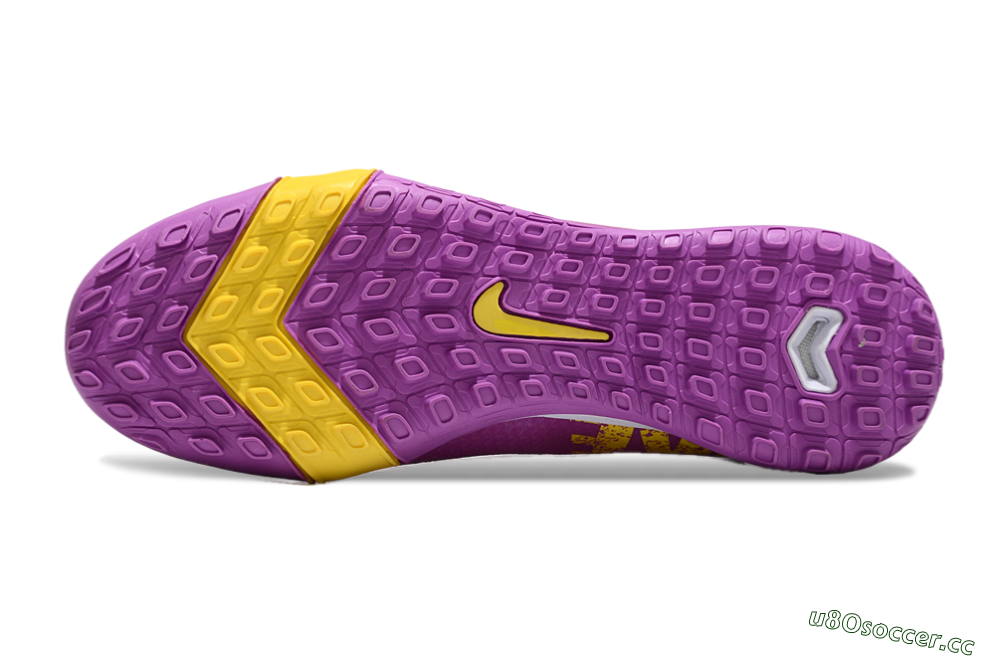 Unisex Nike Air Zoom Mercurial Vapor 16 Elite TF Artificial Turf Low-Tops Football Shoes - Purple/Yellow/White 6