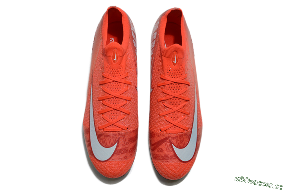 Unisex Nike Air Zoom Mercurial Vapor 16 Elite FG Firm Ground Low-Tops Football Boots - Red/White/Gold 4