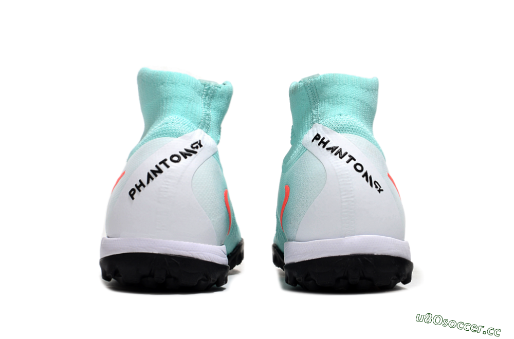 Unisex Nike Phantom Luna Elite TF Artificial Turf High-Tops Football Shoes - Jade/Red/White 5