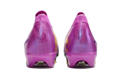 Unisex Nike Air Zoom Mercurial Vapor 16 Elite FG Firm Ground Low-Tops Football Boots - Purple/Yellow/Gold