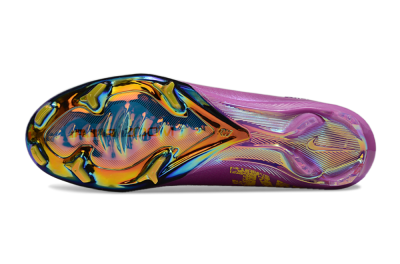 Unisex Nike Air Zoom Mercurial Vapor 16 Elite FG Firm Ground Low-Tops Football Boots - Purple/Yellow/Gold