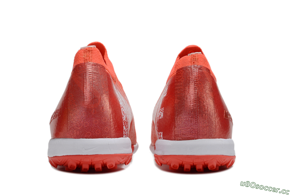Unisex Nike Air Zoom Mercurial Vapor 16 Elite TF Artificial Turf Low-Tops Football Shoes - Red/White 5