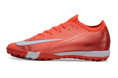 Unisex Nike Air Zoom Mercurial Vapor 16 Elite TF Artificial Turf Low-Tops Football Shoes - Red/White