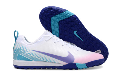 Unisex Nike Air Zoom Mercurial Vapor 16 Pro TF Artificial Turf Low-Tops Football Shoes - White/Purple/Pink/Jade