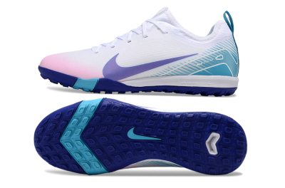 Unisex Nike Air Zoom Mercurial Vapor 16 Pro TF Artificial Turf Low-Tops Football Shoes - White/Purple/Pink/Jade