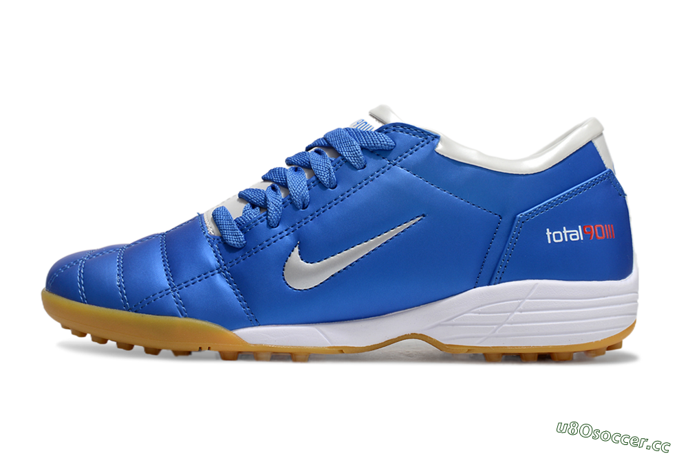 Unisex Nike Total 90 II TF Artificial Turf Low-Tops Football Shoes - Blue/White/Brown 0