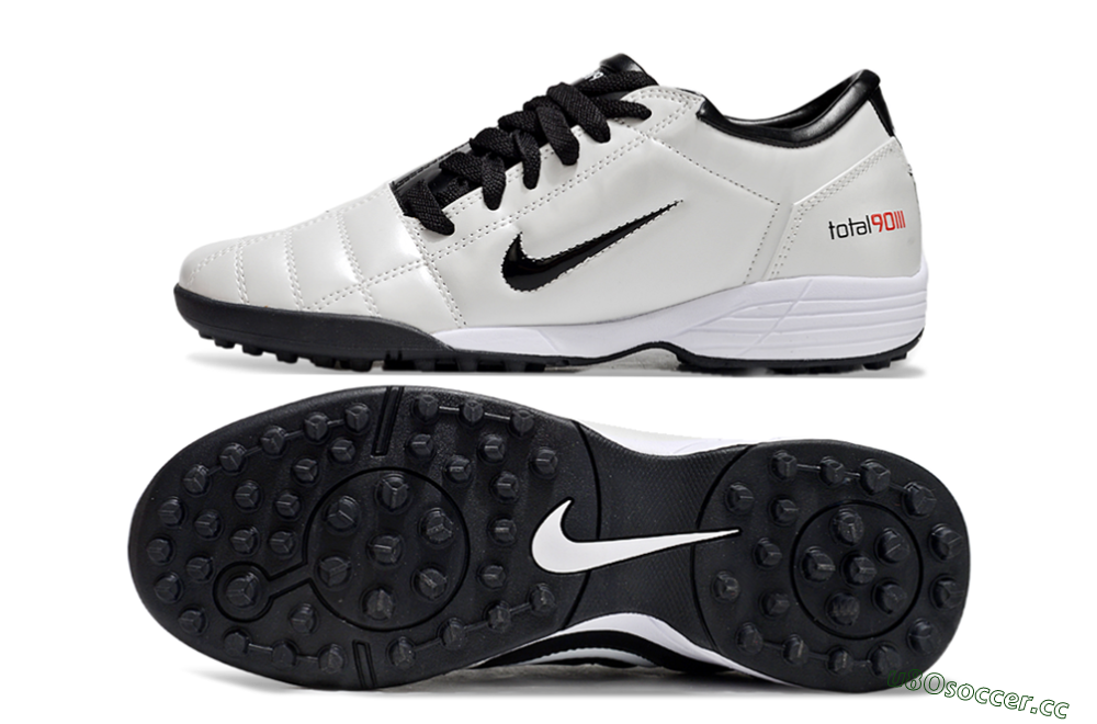Unisex Nike Total 90 II TF Artificial Turf Low-Tops Football Shoes - Beige/Black/White 1