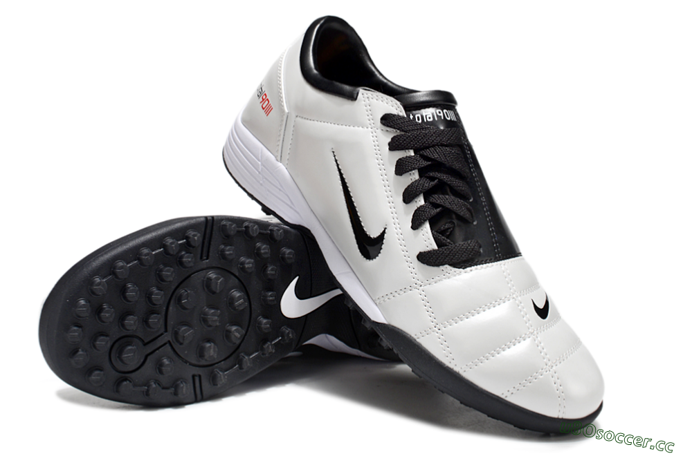 Unisex Nike Total 90 II TF Artificial Turf Low-Tops Football Shoes - Beige/Black/White 3