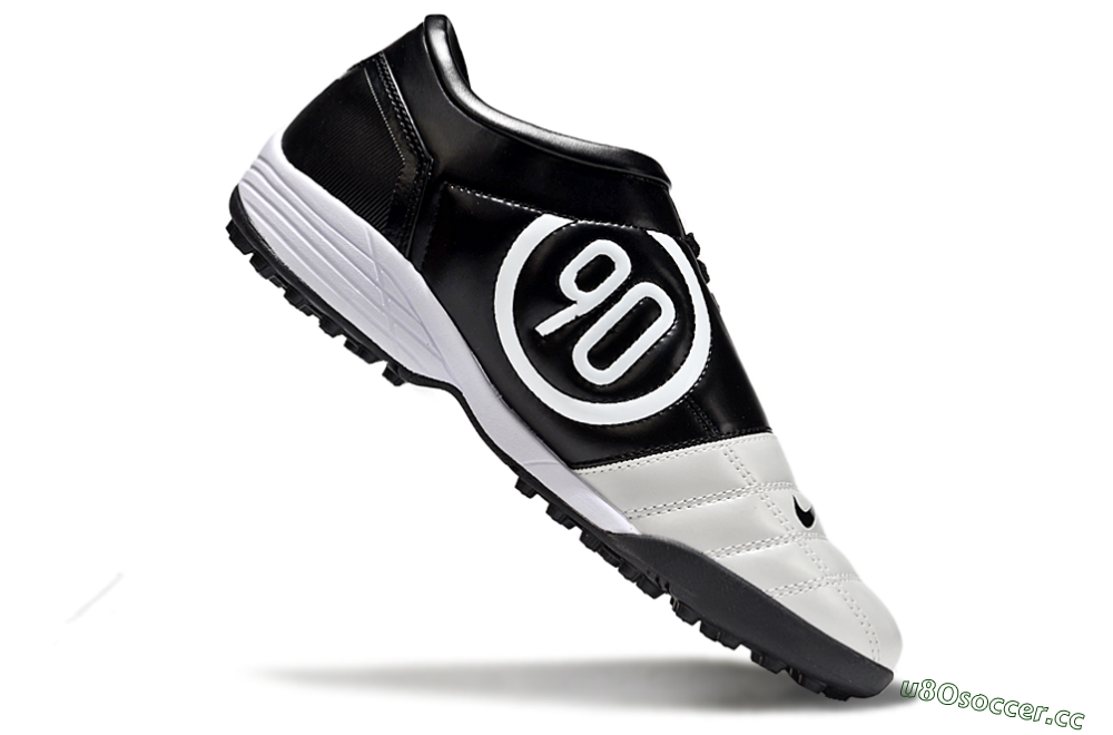 Unisex Nike Total 90 II TF Artificial Turf Low-Tops Football Shoes - Beige/Black/White 4