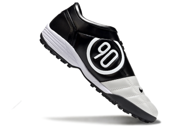 Unisex Nike Total 90 II TF Artificial Turf Low-Tops Football Shoes - Beige/Black/White