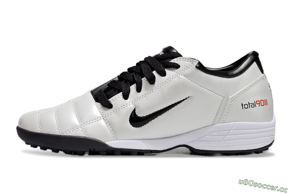 Unisex Nike Total 90 II TF Artificial Turf Low-Tops Football Shoes - Beige/Black/White 0