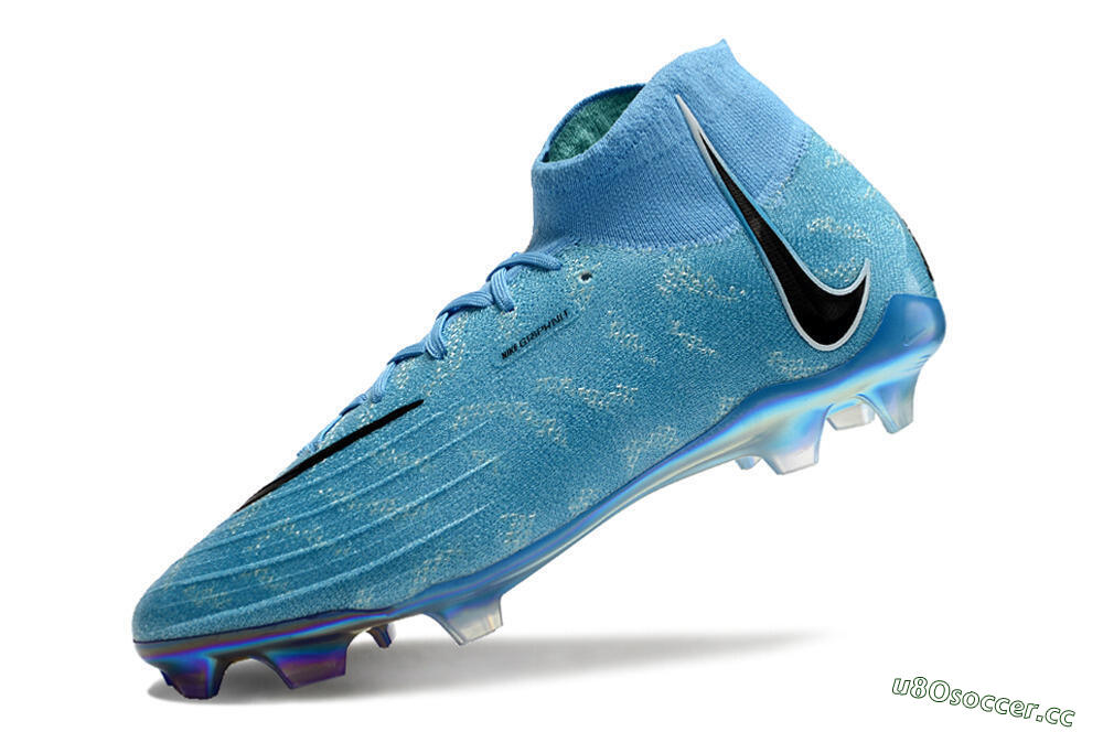 Unisex Nike Phantom Luna Elite FG Firm Ground High-Tops Football Boots - Jade/Black/White 5