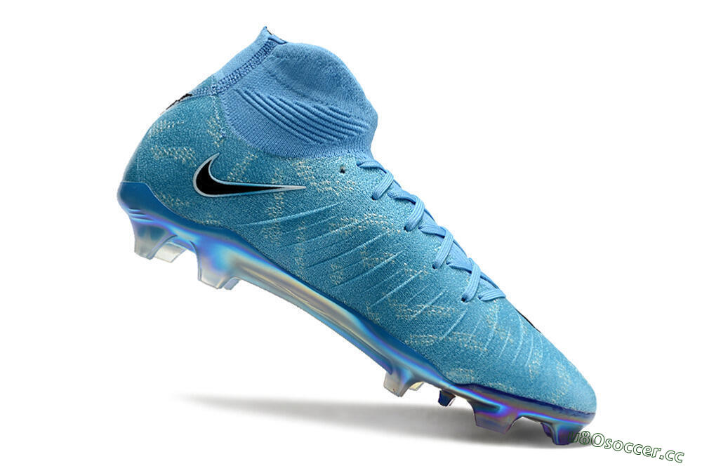 Unisex Nike Phantom Luna Elite FG Firm Ground High-Tops Football Boots - Jade/Black/White 4