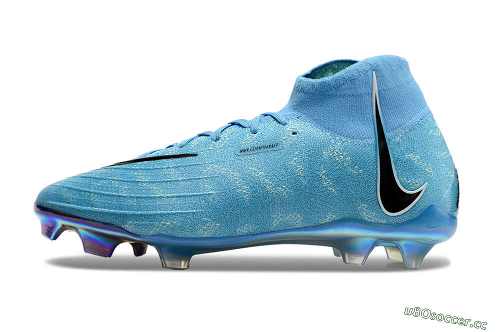 Unisex Nike Phantom Luna Elite FG Firm Ground High-Tops Football Boots - Jade/Black/White 0