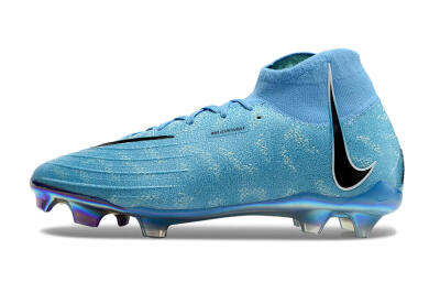 Unisex Nike Phantom Luna Elite FG Firm Ground High-Tops Football Boots - Jade/Black/White