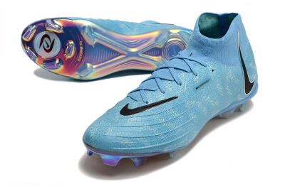 Unisex Nike Phantom Luna Elite FG Firm Ground High-Tops Football Boots - Jade/Black/White