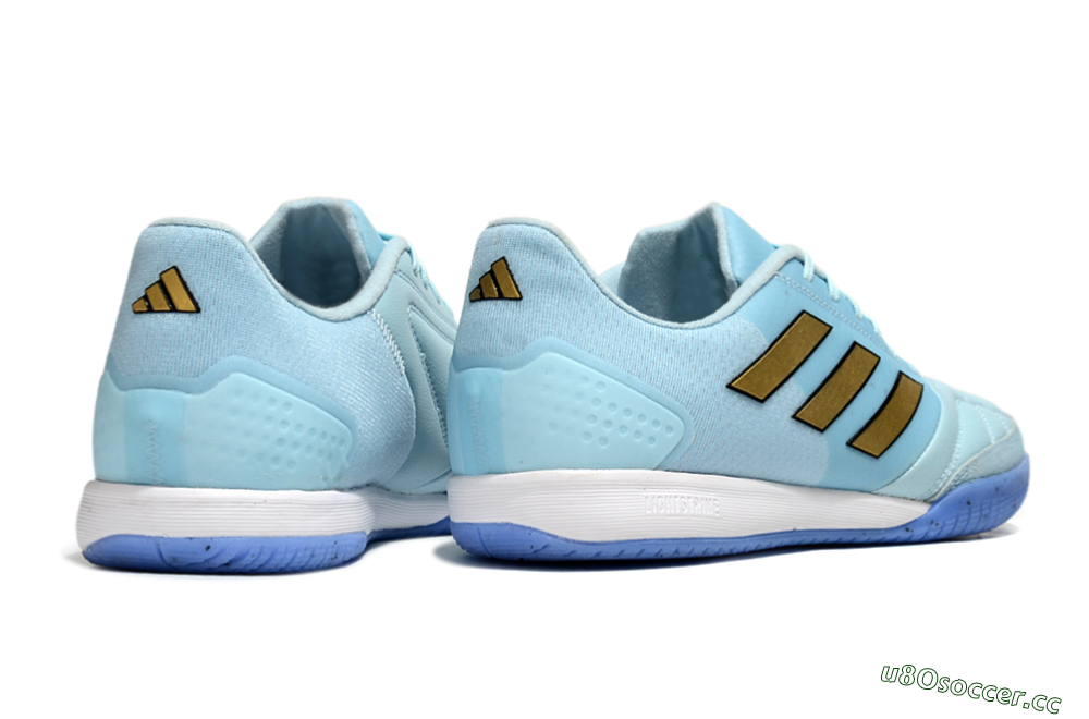 Men's Adidas Top Sala Competition IC Indoor & Futsal Low-Tops Football Shoes - Jade/Gold/Black 6