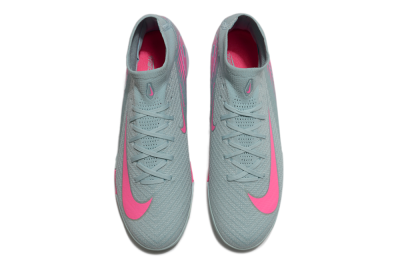 Men's Nike Air Zoom Mercurial Superfly 10 Elite TF Artificial Turf High-Tops Football Shoes - Jade/Pink/White