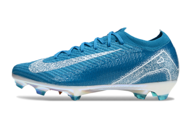 Unisex Nike Air Zoom Mercurial Vapor 16 Elite FG Firm Ground Low-Tops Football Boots - Blue/White/Gold