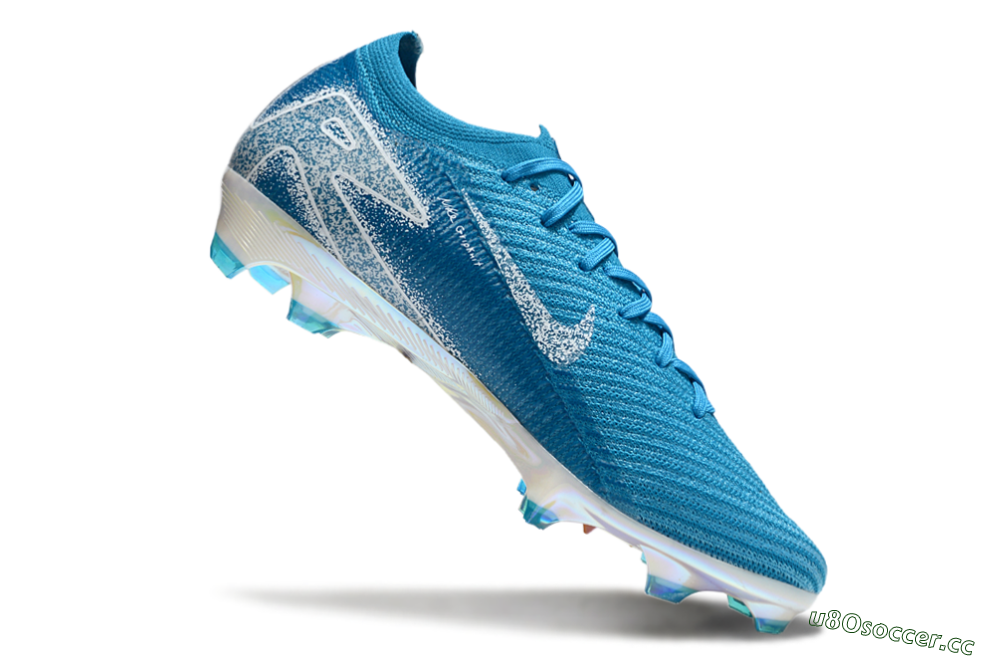 Unisex Nike Air Zoom Mercurial Vapor 16 Elite FG Firm Ground Low-Tops Football Boots - Blue/White/Gold 4