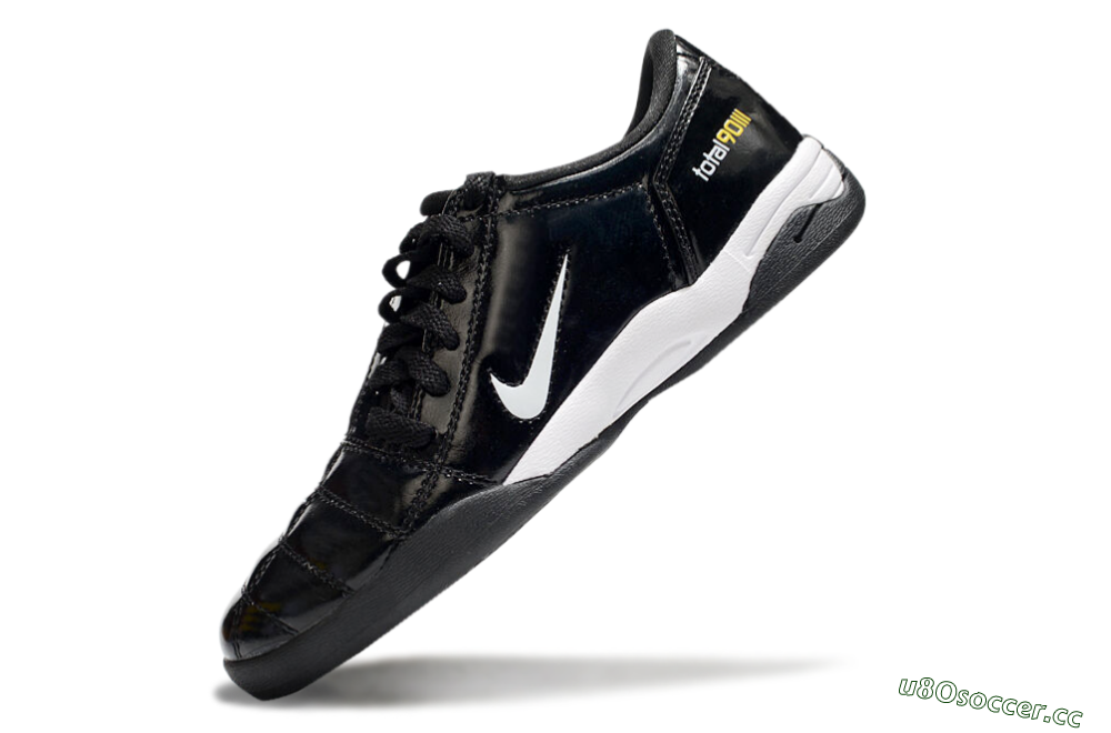 Men's Nike Total 90 II IC Indoor & Futsal Low-Tops Football Shoes - Black/White/Yellow 5