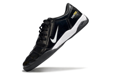 Men's Nike Total 90 II IC Indoor & Futsal Low-Tops Football Shoes - Black/White/Yellow