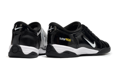 Men's Nike Total 90 II IC Indoor & Futsal Low-Tops Football Shoes - Black/White/Yellow