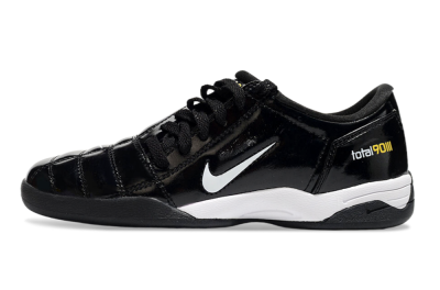Men's Nike Total 90 II IC Indoor & Futsal Low-Tops Football Shoes - Black/White/Yellow