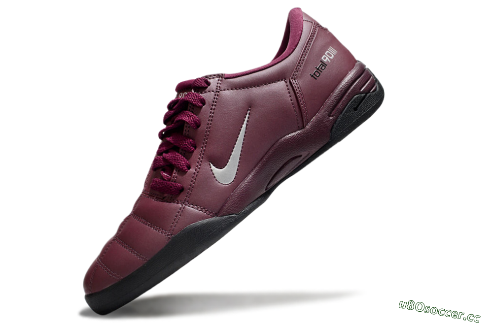 Men's Nike Total 90 II IC Indoor & Futsal Low-Tops Football Shoes - Red/Black/White 5