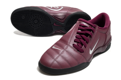 Men's Nike Total 90 II IC Indoor & Futsal Low-Tops Football Shoes - Red/Black/White