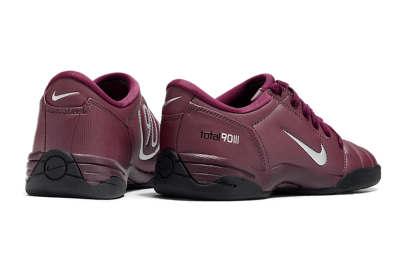 Men's Nike Total 90 II IC Indoor & Futsal Low-Tops Football Shoes - Red/Black/White