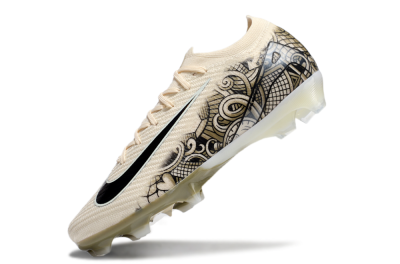 Men's Nike Air Zoom Mercurial Vapor 16 Elite FG Firm Ground Low-Tops Football Boots - Beige/Black/White