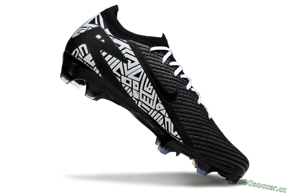Men's Nike Air Zoom Mercurial Vapor 16 Elite FG Firm Ground Low-Tops Football Boots - Black/White/Blue 4