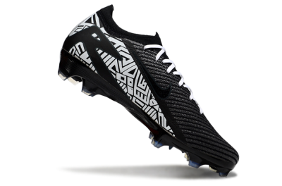 Men's Nike Air Zoom Mercurial Vapor 16 Elite FG Firm Ground Low-Tops Football Boots - Black/White/Blue