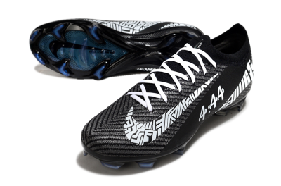 Men's Nike Air Zoom Mercurial Vapor 16 Elite FG Firm Ground Low-Tops Football Boots - Black/White/Blue