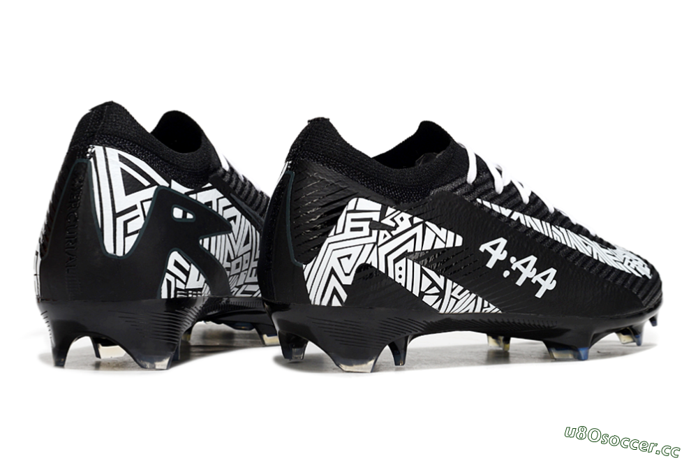 Men's Nike Air Zoom Mercurial Vapor 16 Elite FG Firm Ground Low-Tops Football Boots - Black/White/Blue 6