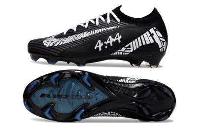Men's Nike Air Zoom Mercurial Vapor 16 Elite FG Firm Ground Low-Tops Football Boots - Black/White/Blue