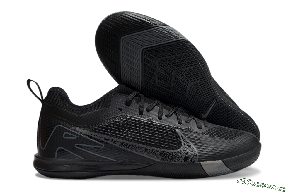 Men's Nike Air Zoom Mercurial Vapor 16 Pro IC Indoor & Futsal Low-Tops Football Shoes - Black/Grey/Blue 2