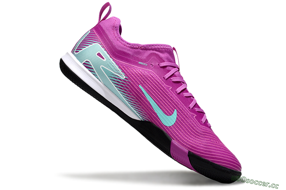Unisex Nike Air Zoom Mercurial Vapor 16 Pro IC Indoor & Futsal Low-Tops Football Shoes - Purple/Jade/White 4