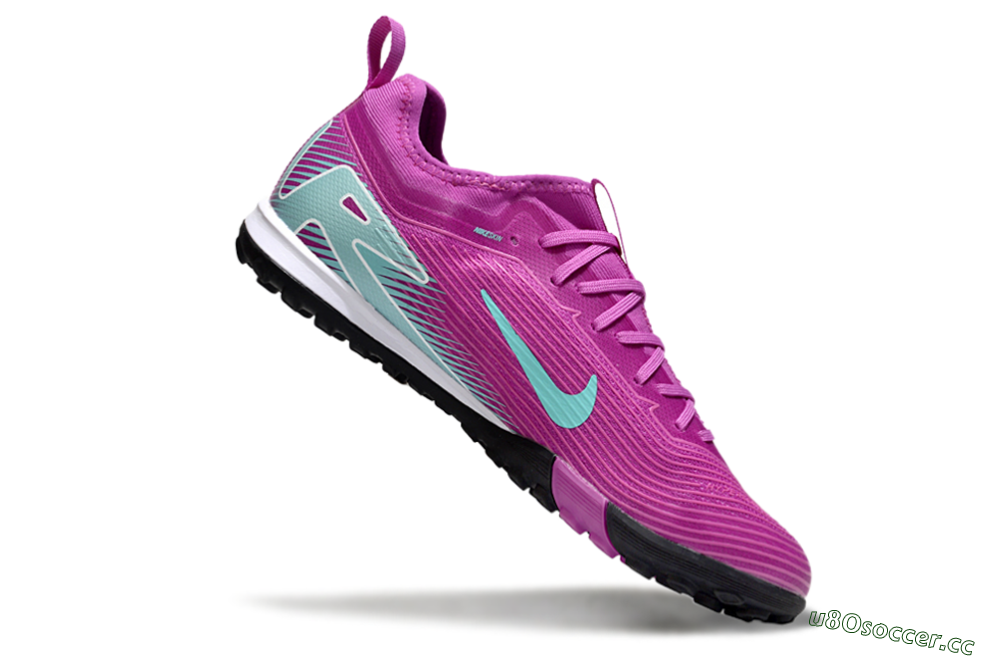 Unisex Nike Air Zoom Mercurial Vapor 16 Pro TF Artificial Turf Low-Tops Football Shoes - Purple/Jade/White 4