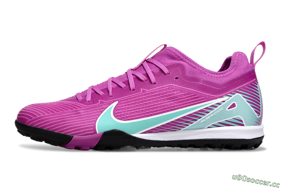 Unisex Nike Air Zoom Mercurial Vapor 16 Pro TF Artificial Turf Low-Tops Football Shoes - Purple/Jade/White 0