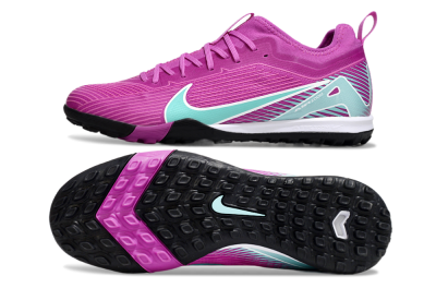 Unisex Nike Air Zoom Mercurial Vapor 16 Pro TF Artificial Turf Low-Tops Football Shoes - Purple/Jade/White