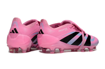 Men's Adidas Predator Elite 25 Foldover Tongue FG Firm Ground Low-Tops Football Boots - Pink/Black/Jade